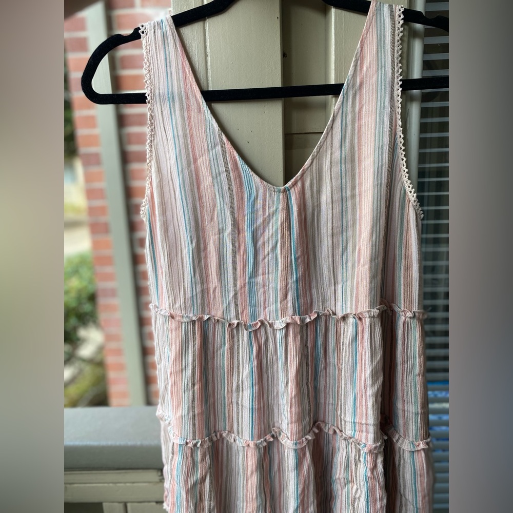 Women’s striped pastel tank shirt